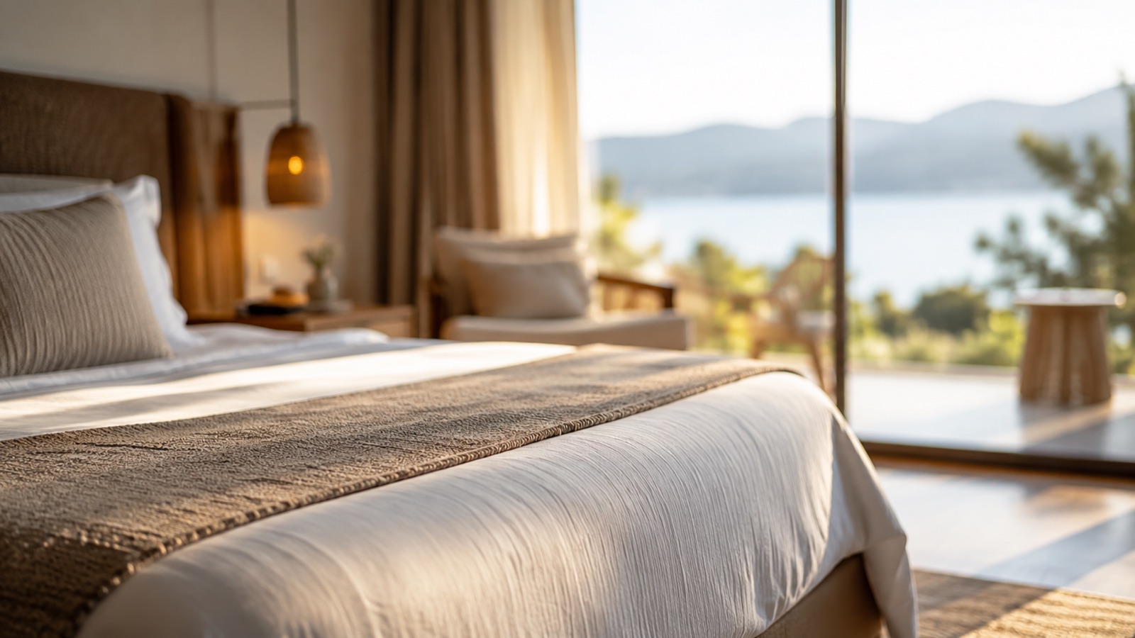 Habitación de hotel con vistas al mar